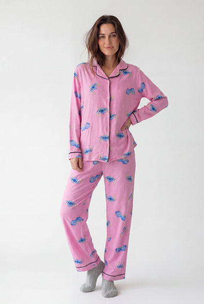 Printed Pajama Set (Long Sleeve)
