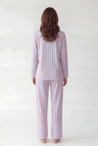 Classic Striped Cotton Pajama Set