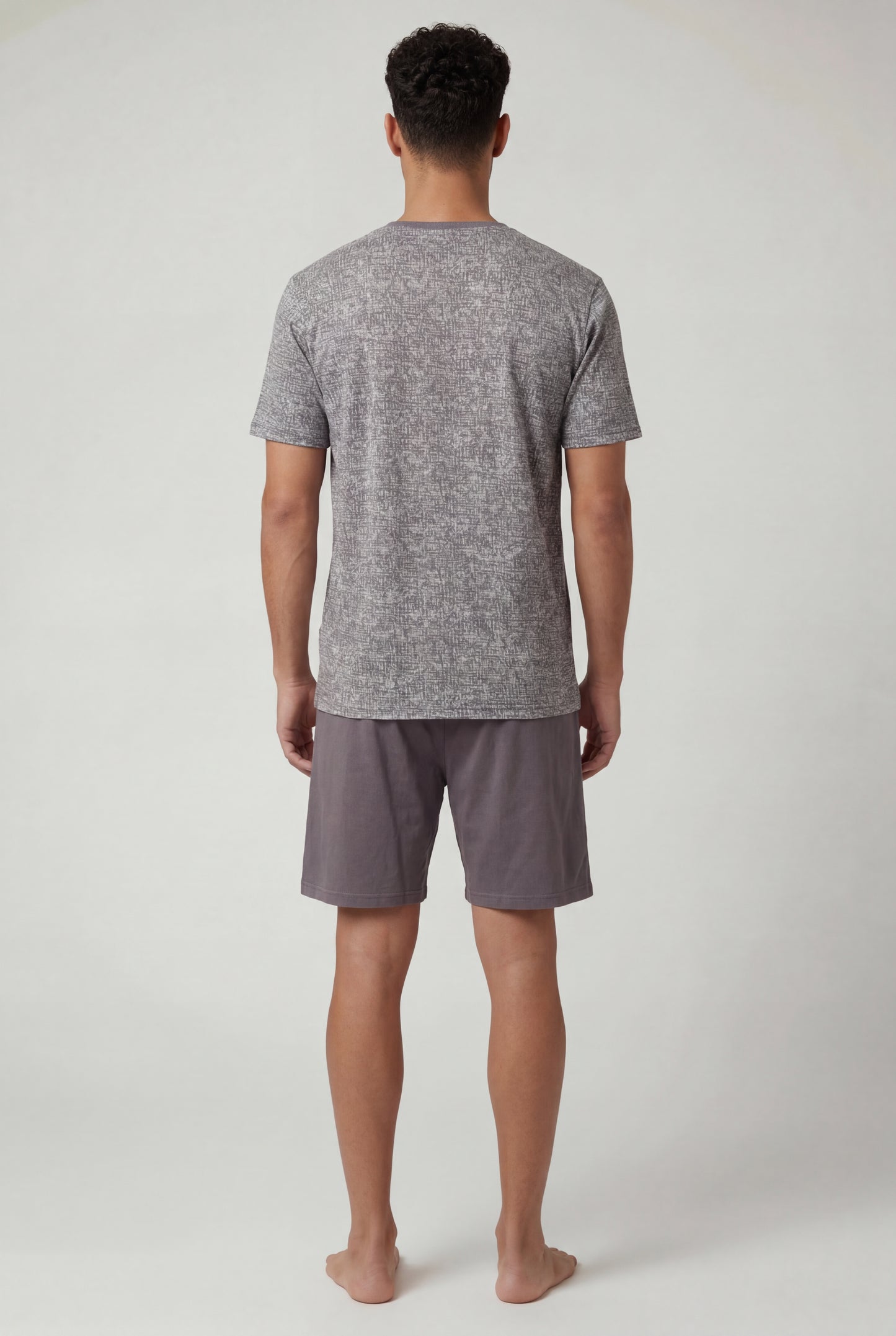 Textured Lounge Short Set