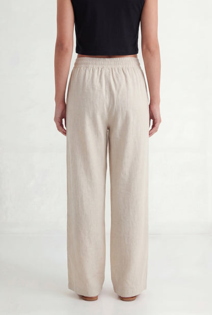 Linen Drawstring Trousers