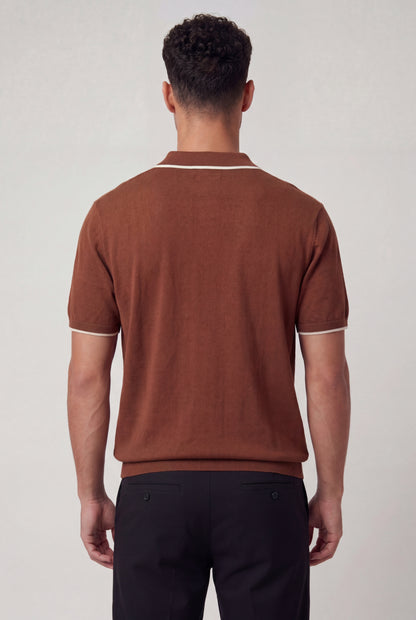 The Riviera Fine-Knit Polo Shirt