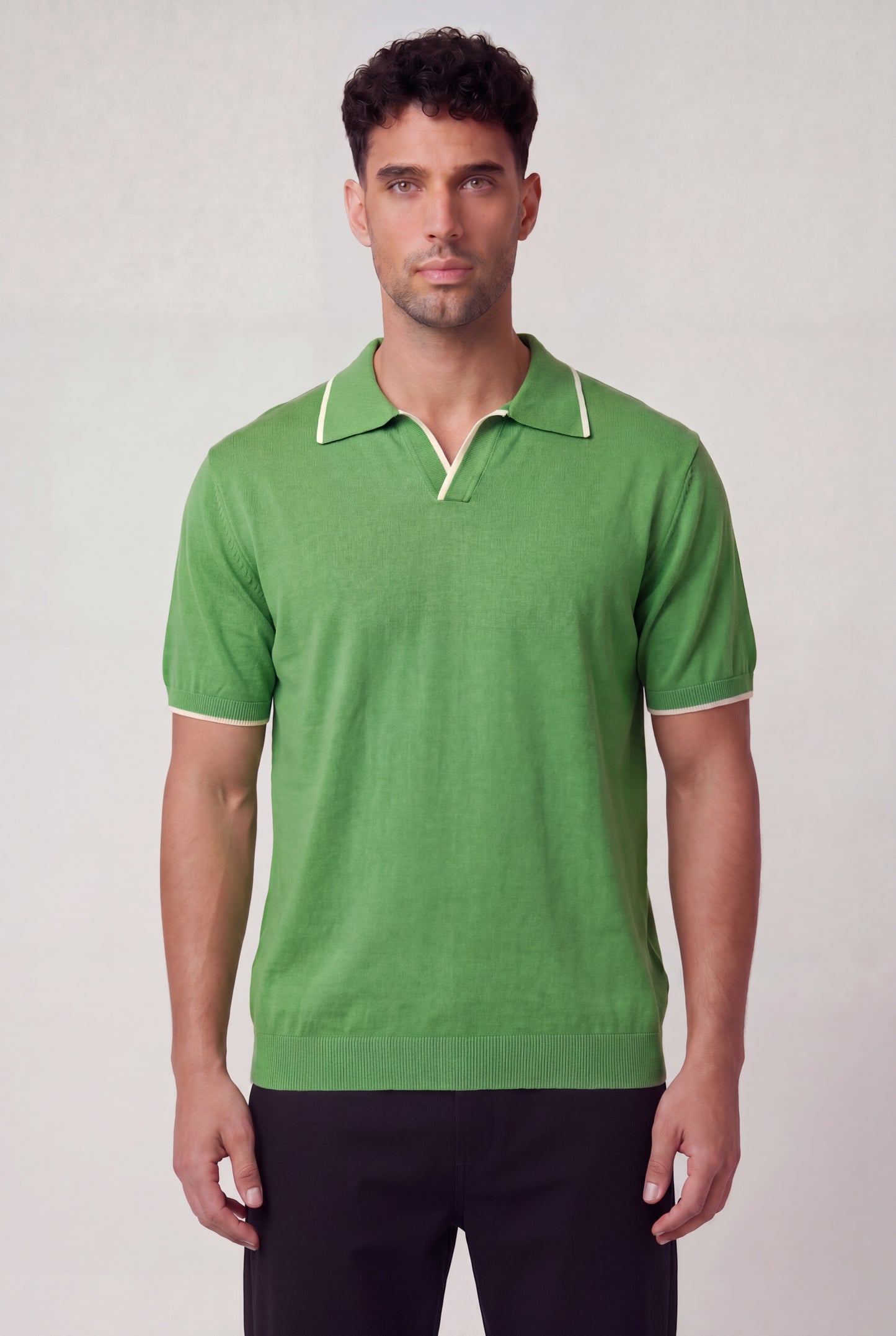 The Riviera Fine-Knit Polo Shirt