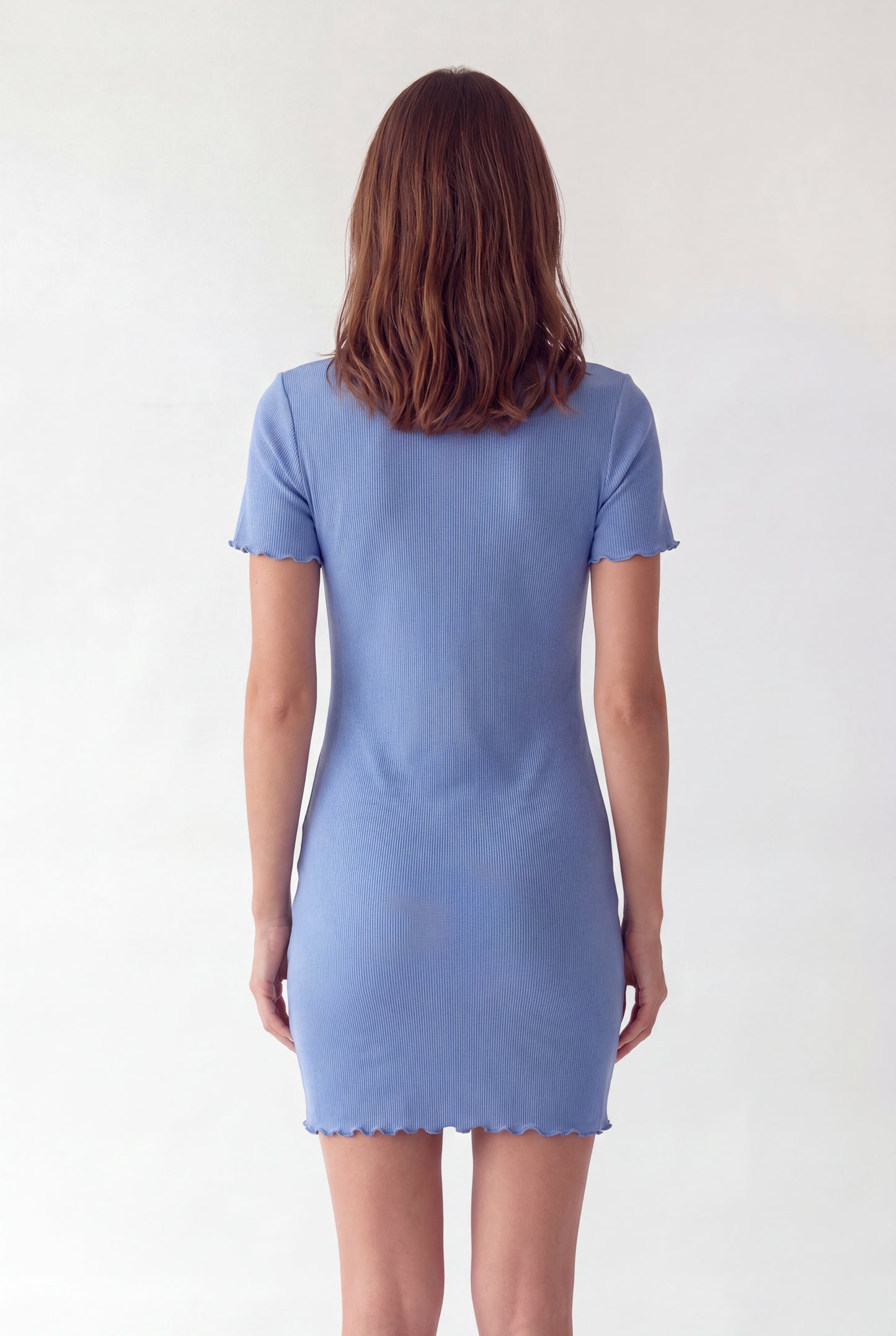 Essential Ribbed Knit Shift Dress