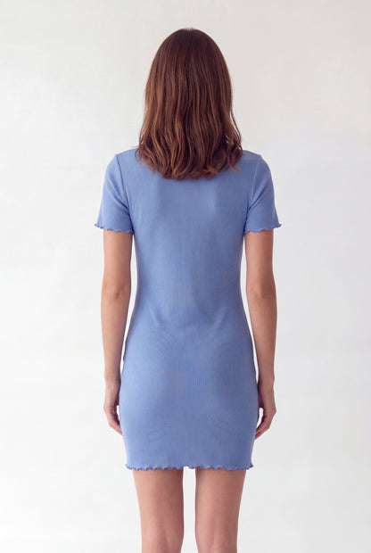 Essential Ribbed Knit Shift Dress