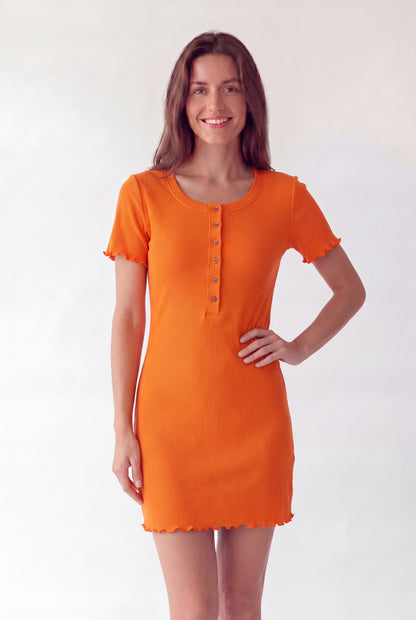 Essential Ribbed Knit Shift Dress