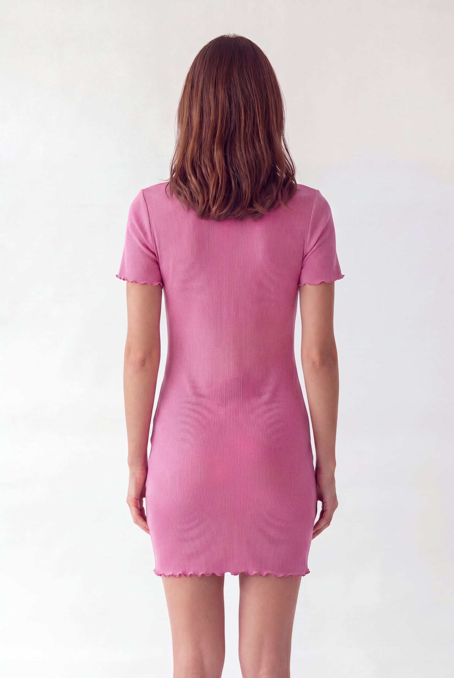 Essential Ribbed Knit Shift Dress