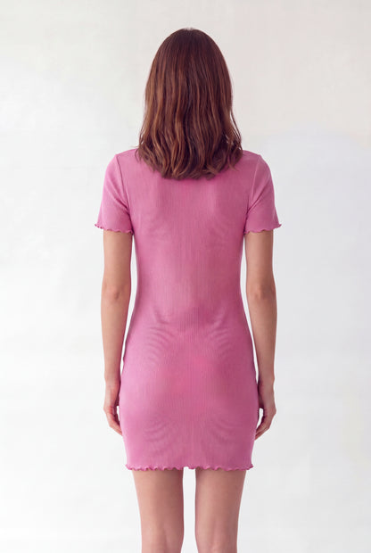 Essential Ribbed Knit Shift Dress