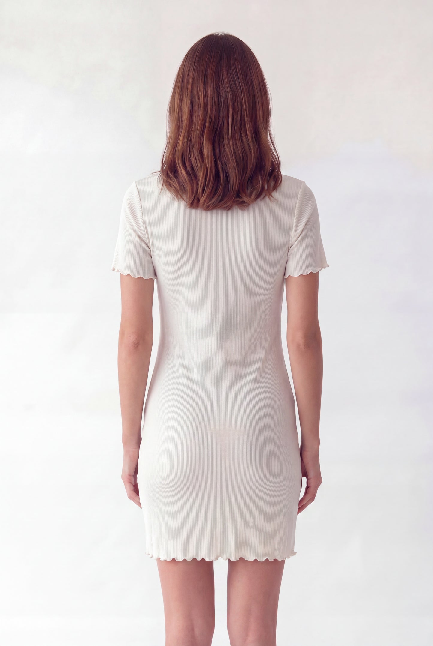 Essential Ribbed Knit Shift Dress