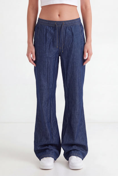 Relaxed Chambray Lounge Trousers