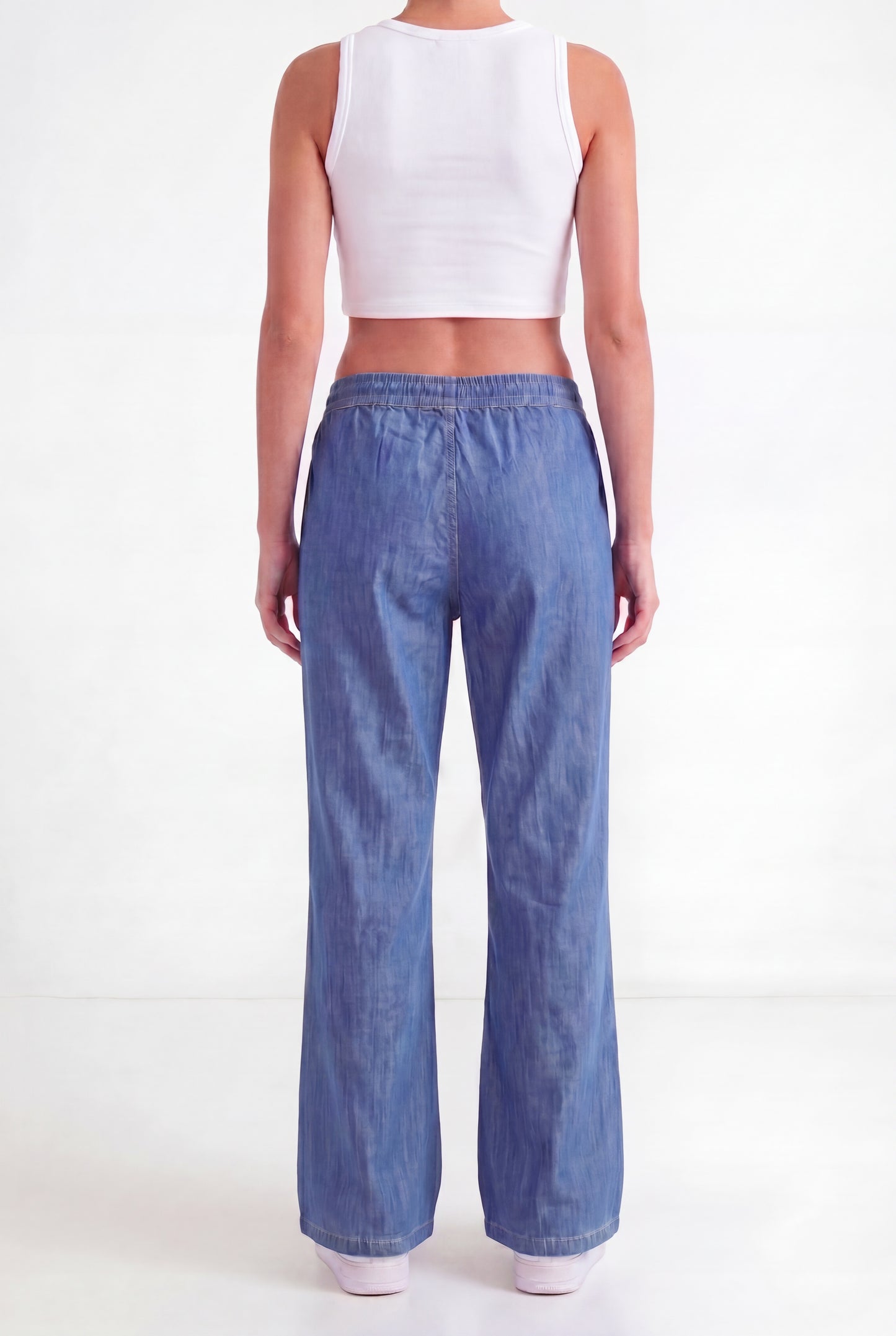 Relaxed Chambray Lounge Trousers