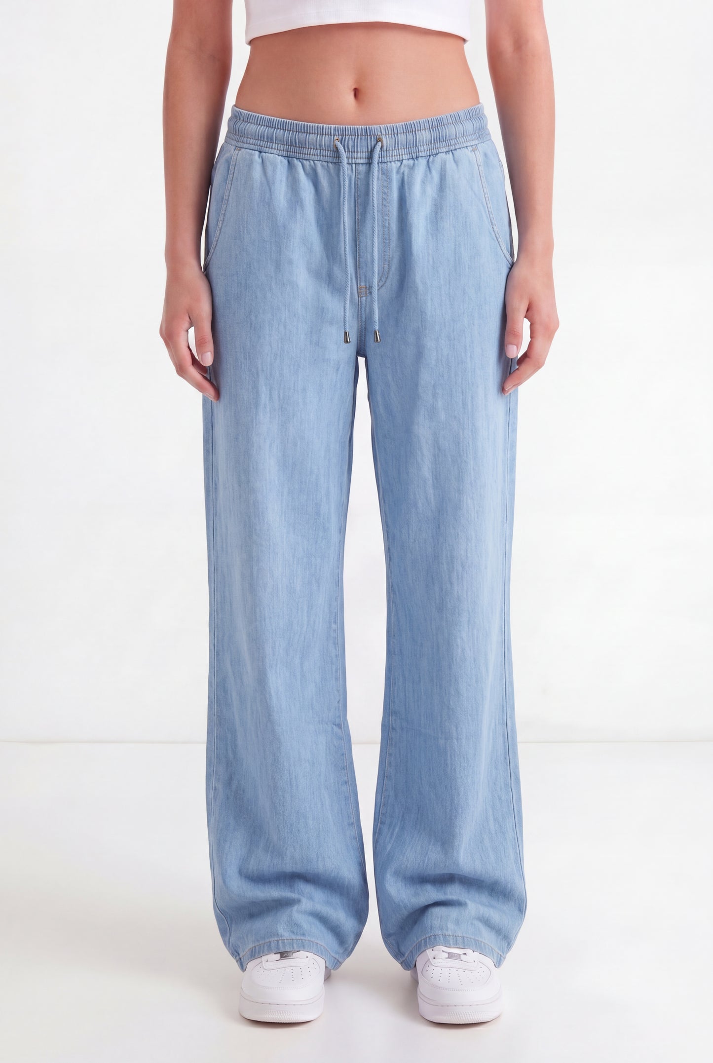 Relaxed Chambray Lounge Trousers
