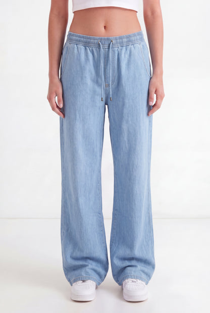 Relaxed Chambray Lounge Trousers