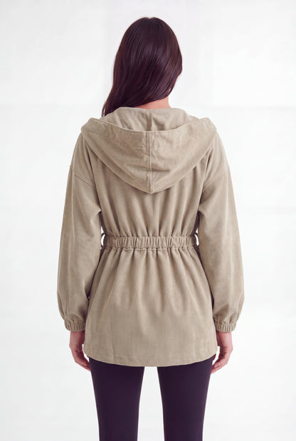 Relaxed Hooded Utility Anorak