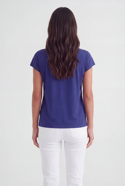 Cap-Sleeve Pocket Tee