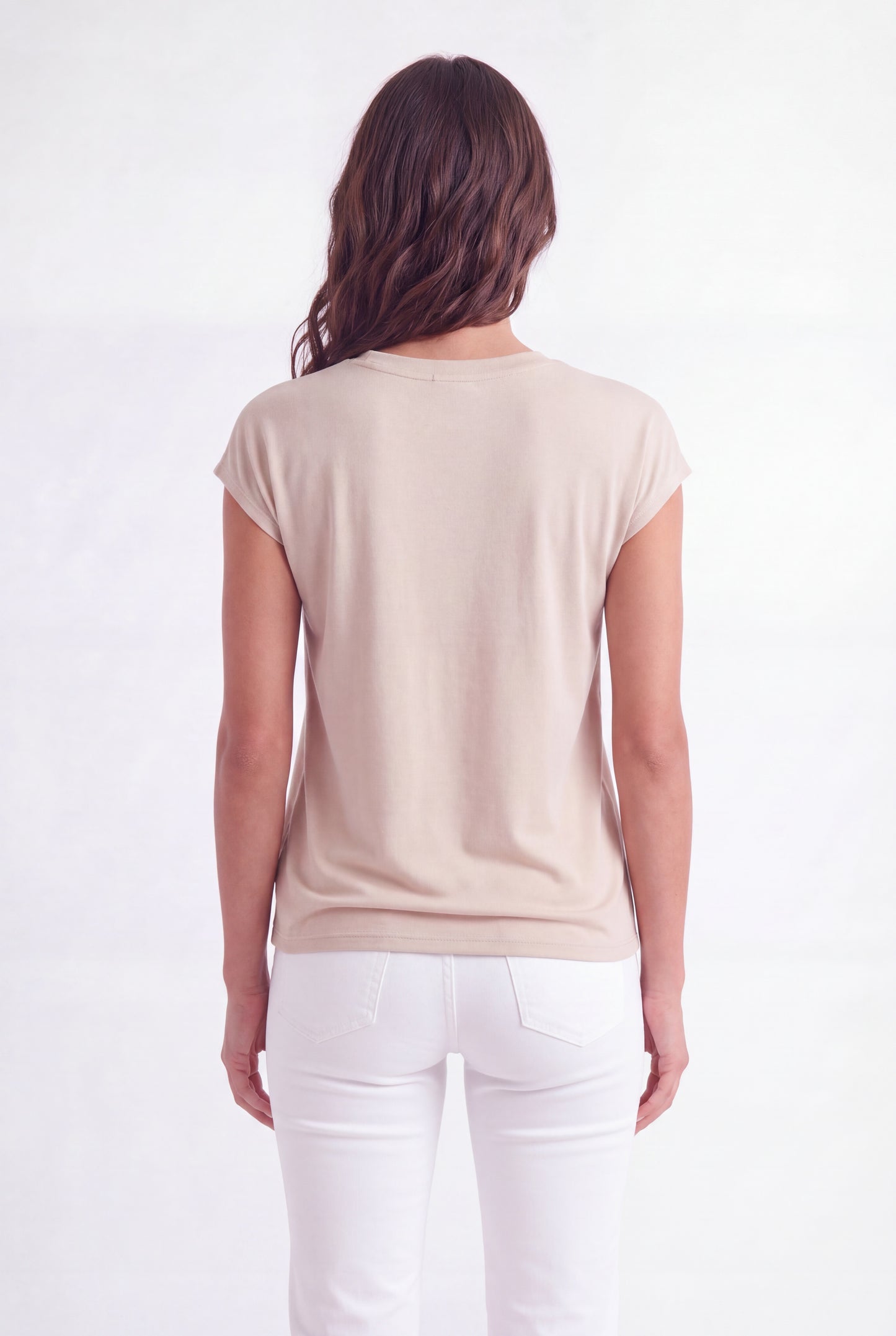 Cap-Sleeve Pocket Tee