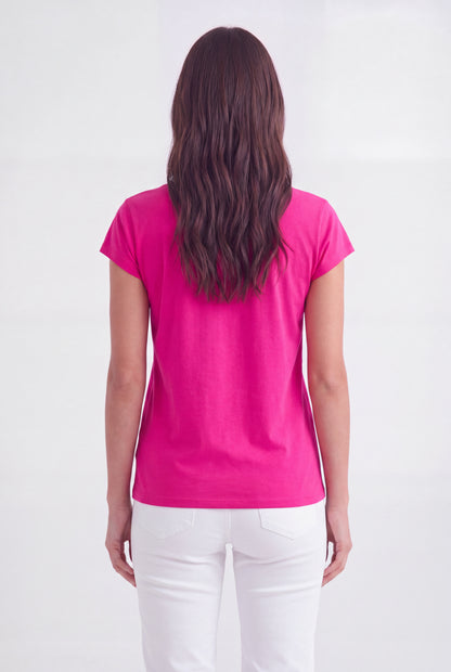 Cap-Sleeve Pocket Tee