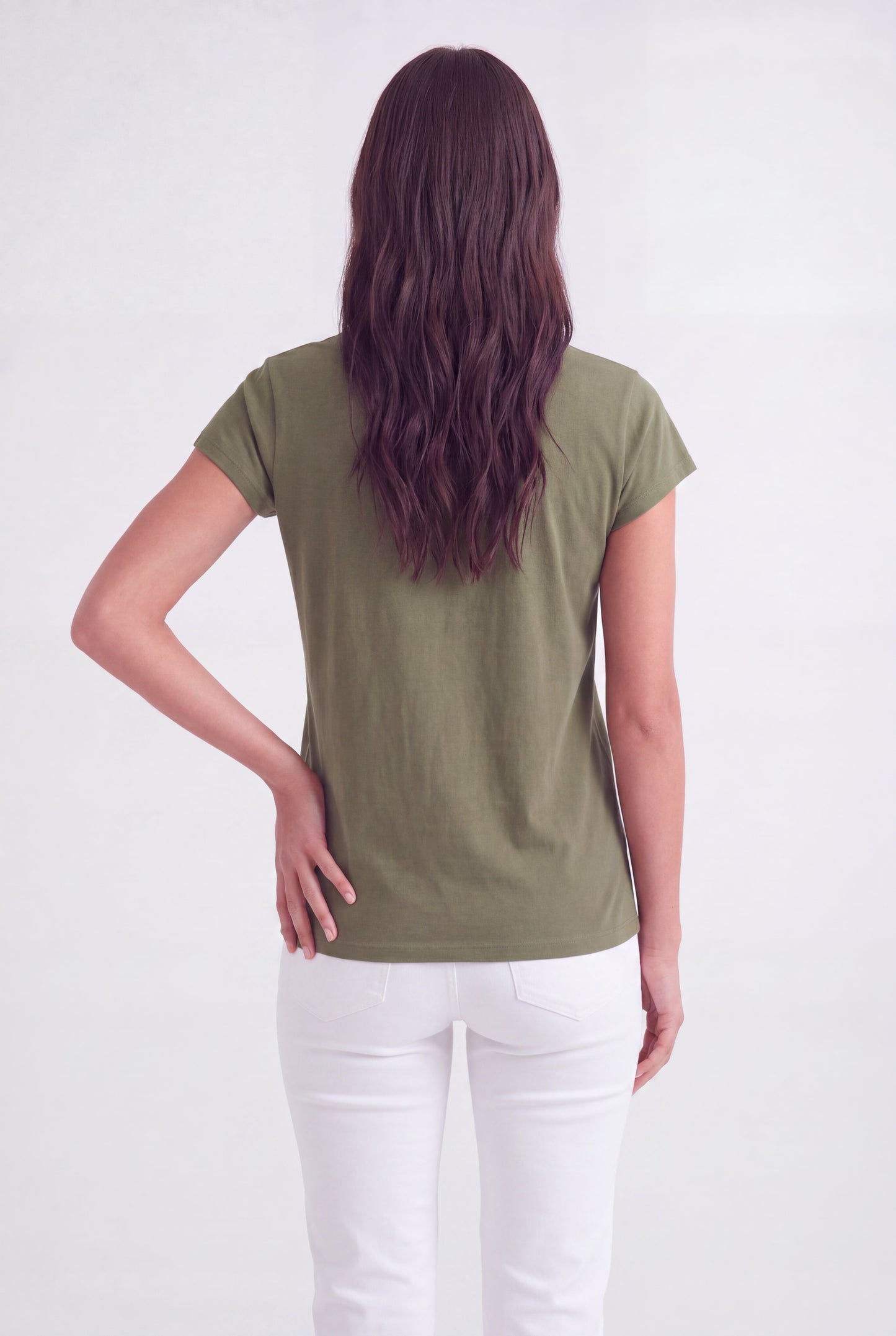 Cap-Sleeve Pocket Tee