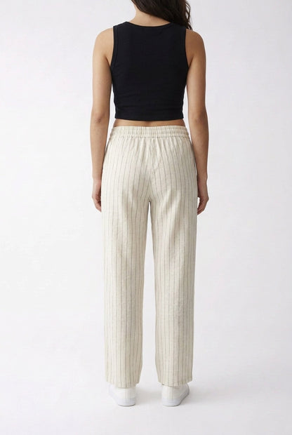Seaside Striped Linen Pants