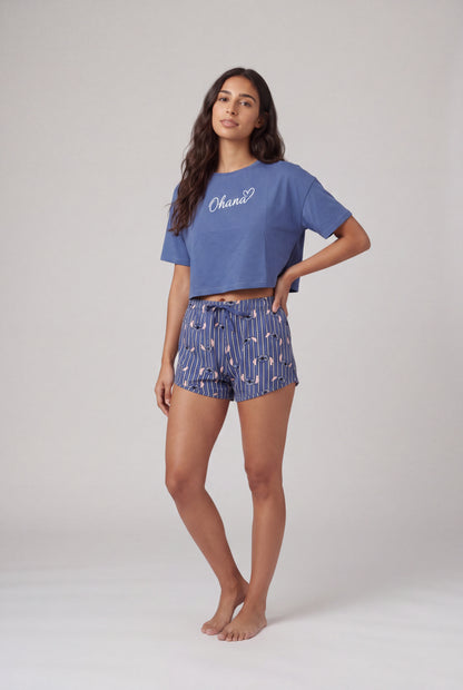 Disney Stitch Ohana Short Set