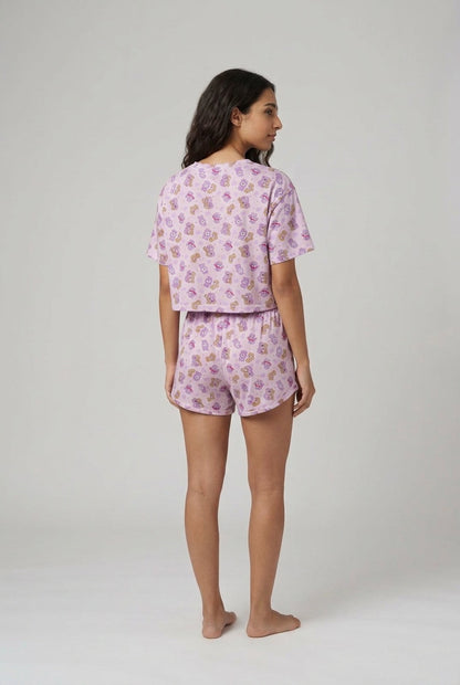 Gummy Bear Cropped Tee & Shorts Set