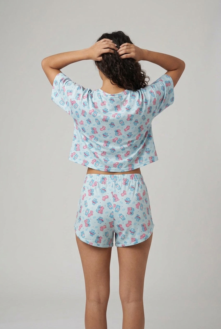 Gummy Bear Cropped Tee & Shorts Set
