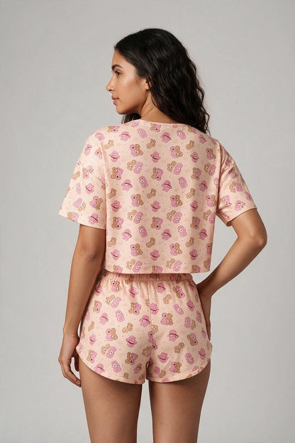 Gummy Bear Cropped Tee & Shorts Set