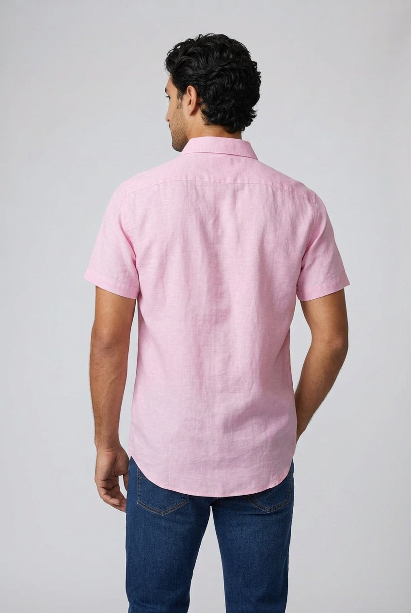 Relaxed-Fit Linen Resort Shirt