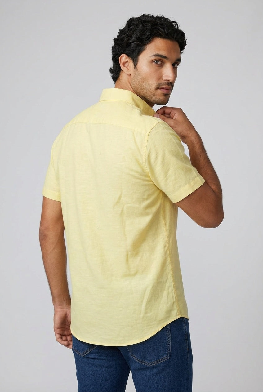 Relaxed-Fit Linen Resort Shirt