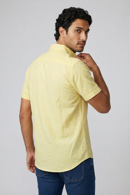 Relaxed-Fit Linen Resort Shirt