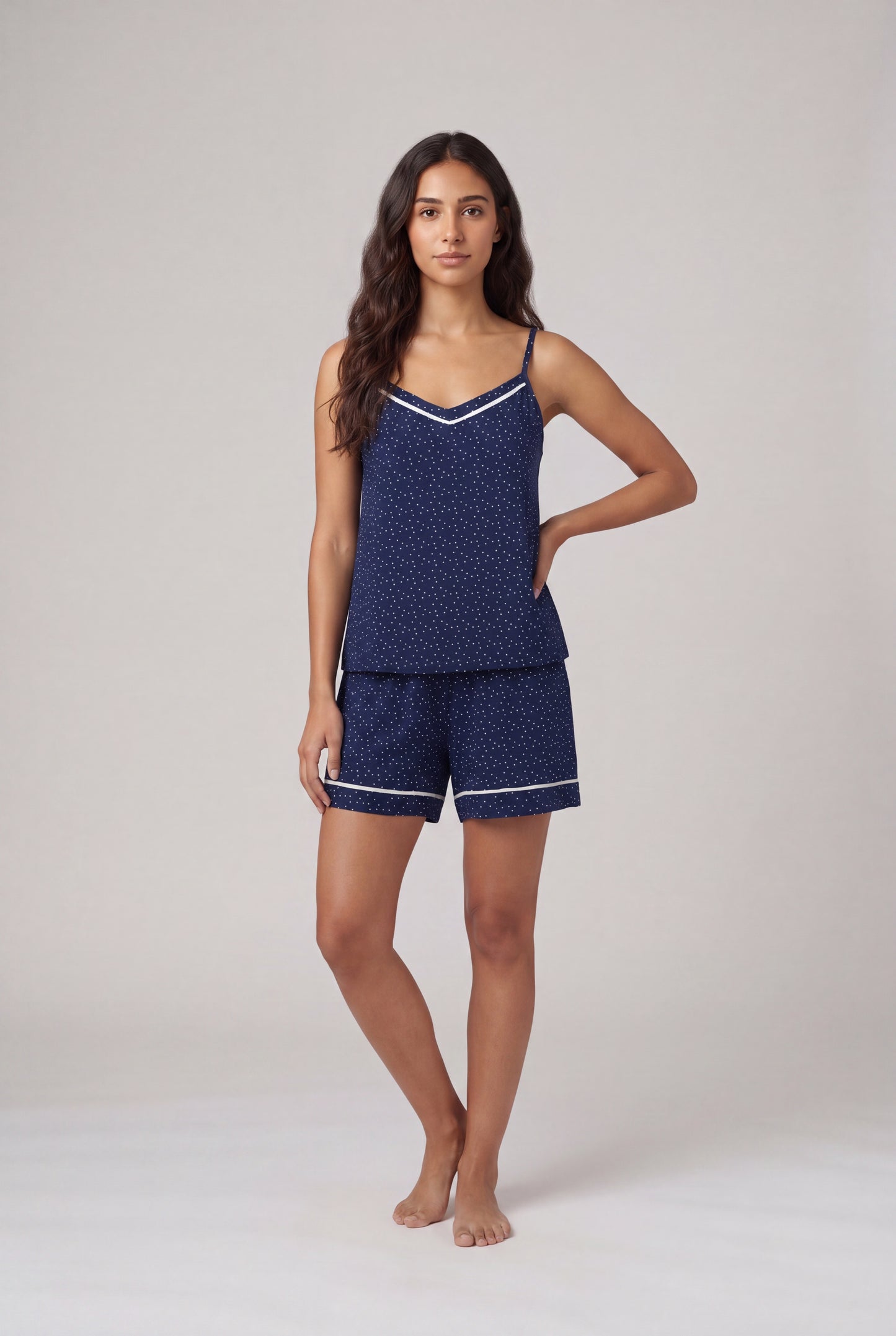 Polka Dot Cami & Shorts Pajama Set
