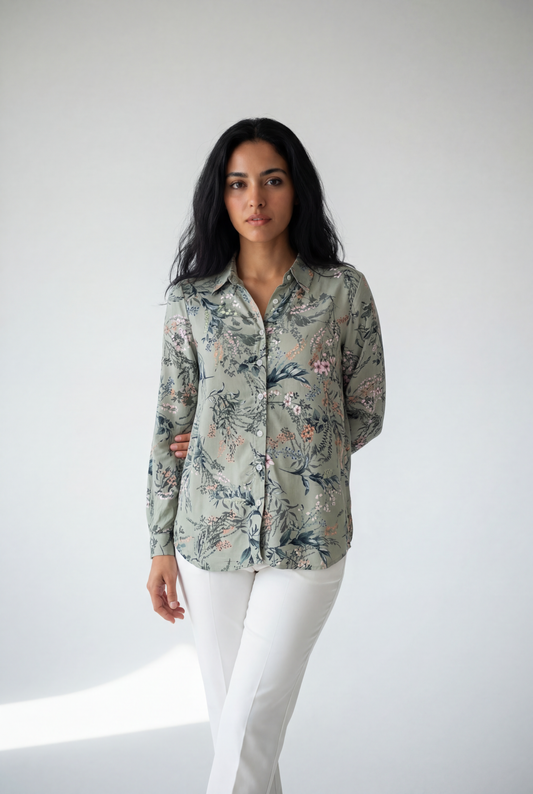 The Sage Meadow Blouse