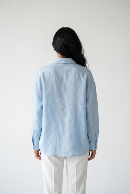 The Breeze Linen Button-Down