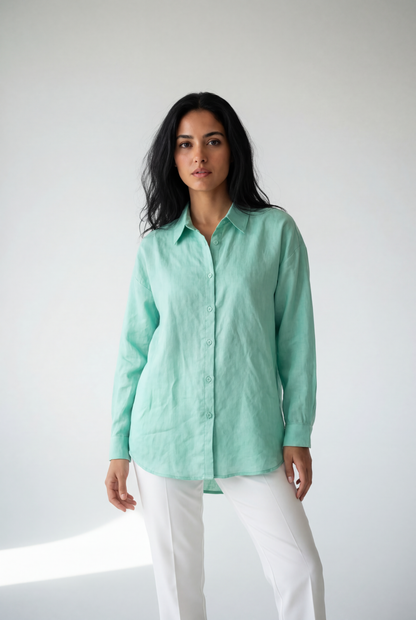The Breeze Linen Button-Down