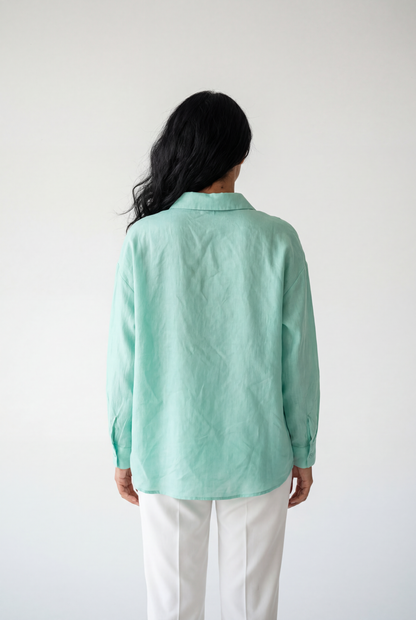 The Breeze Linen Button-Down